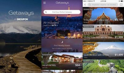 Groupon獨立旅游業(yè)務(wù)，推出移動應(yīng)用Getaways搶灘旅游市場